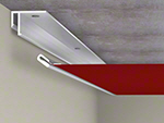 Lisse de fixation Barrisol Mini Star au plafond - Etape 2